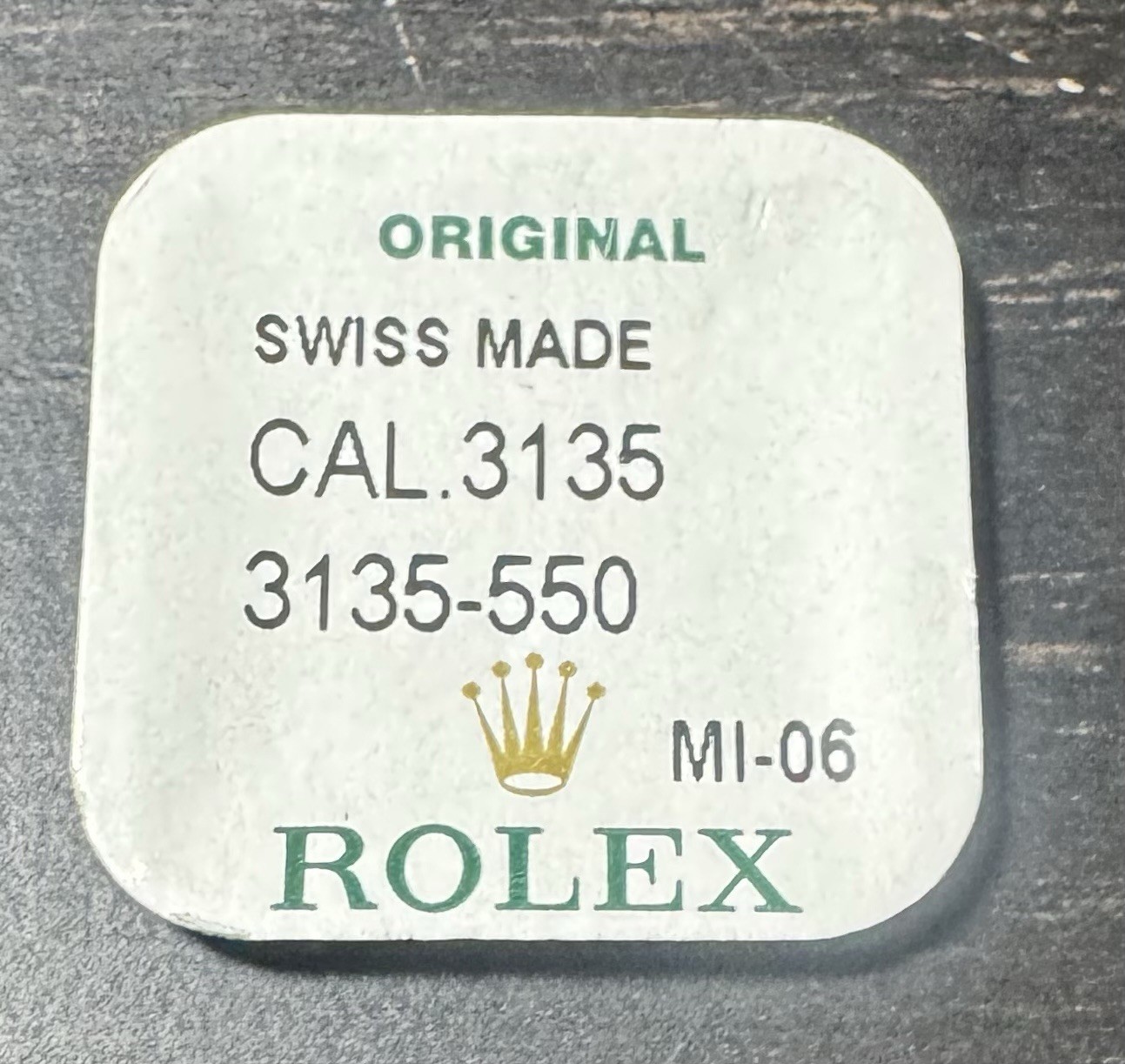 Rolex Cal. 3135 Part 550 Pinion For Weight 3135-550