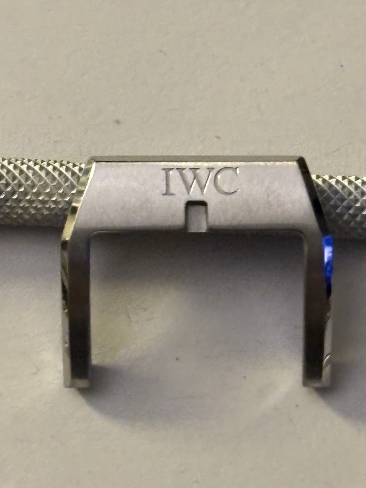 IWC Steel 22mm Polished Pin Buckle New