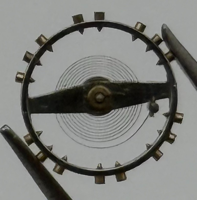 Pierce 861 Balance Wheel Complete And Spring 8¾’’’ 284 Watch Movement Parts NOS