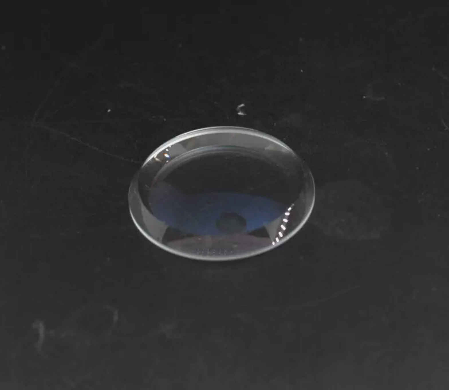Glass Crystal Seiko Blue AR High Dome Mineral Flat Top 6105-8110 6105-8119