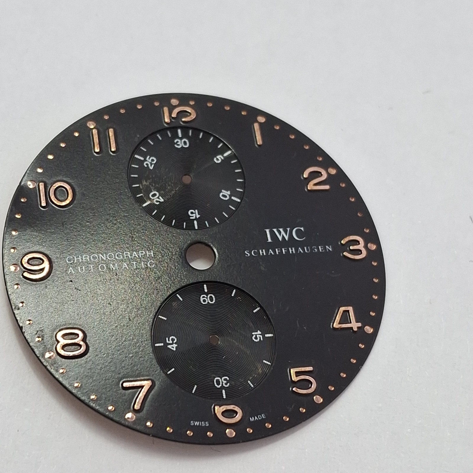 Defeat IWC International Watch Co 34.4 mm Dial Watch Parts Part Swiss Made #X7