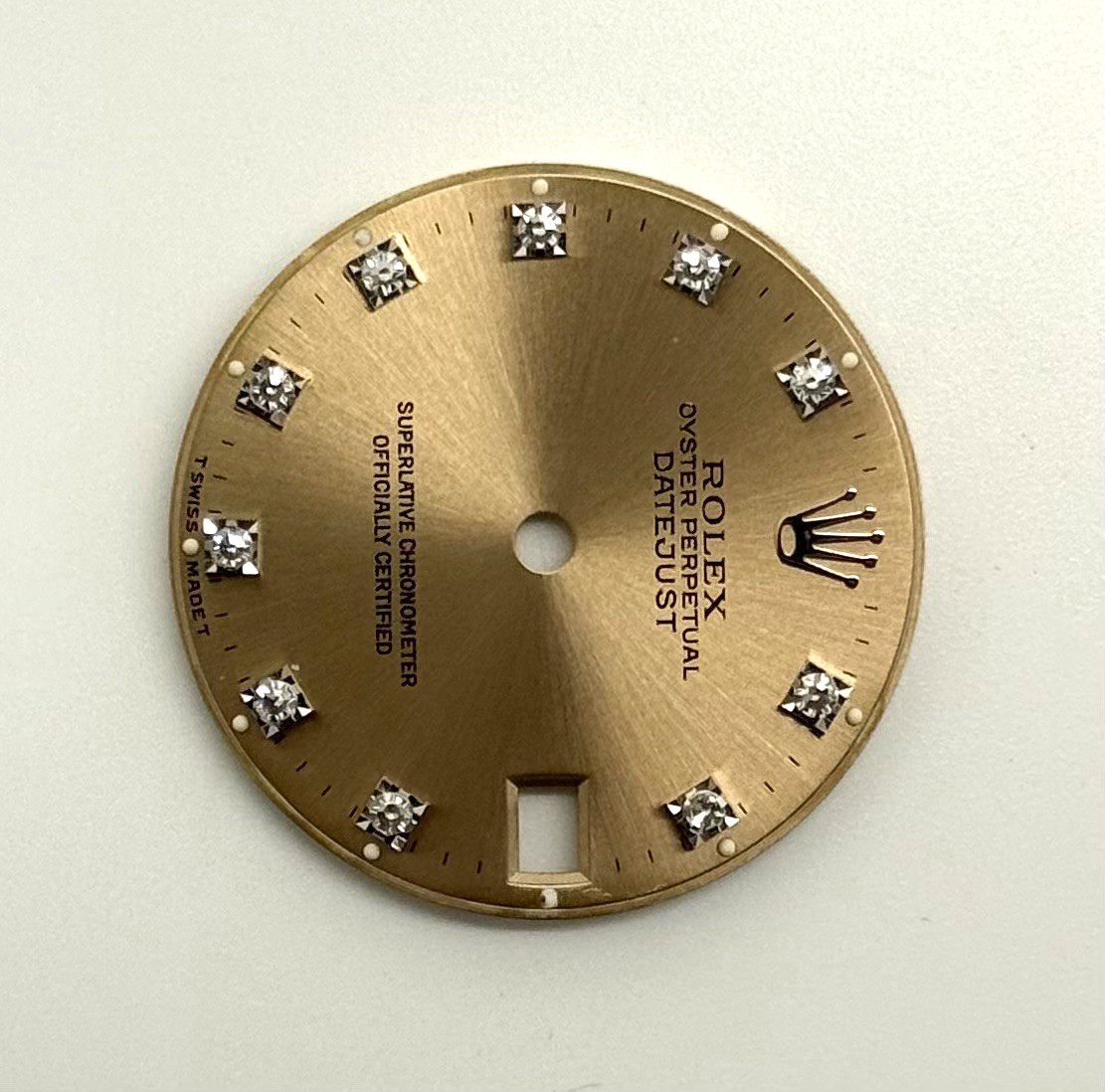 Rolex Datejust Midsize 31mm 68273 Rose Diamond Dial Rare Authentic OEM