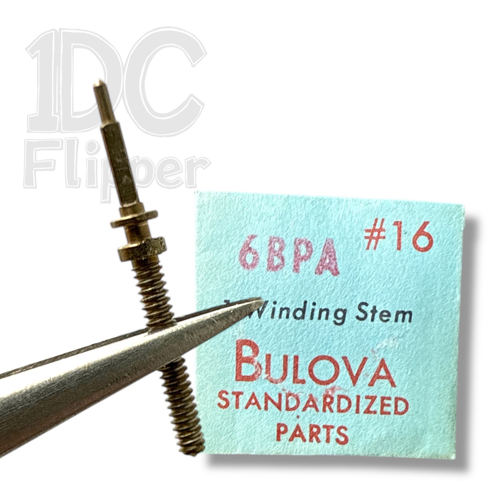 Bulova 6BPA WINDING STEM #16 200/35F, A. Schild AS 1477 Fits Multiple, Read!