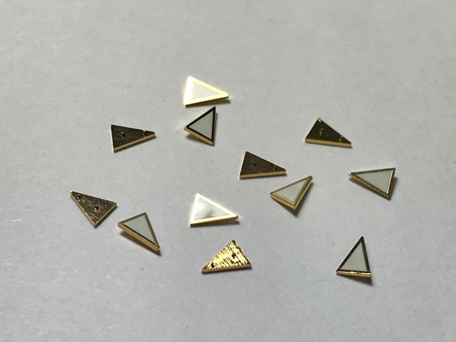 Watch Dial Hour Markers GOLD & Green LUME Triangle Numeral Dot Index parts rep