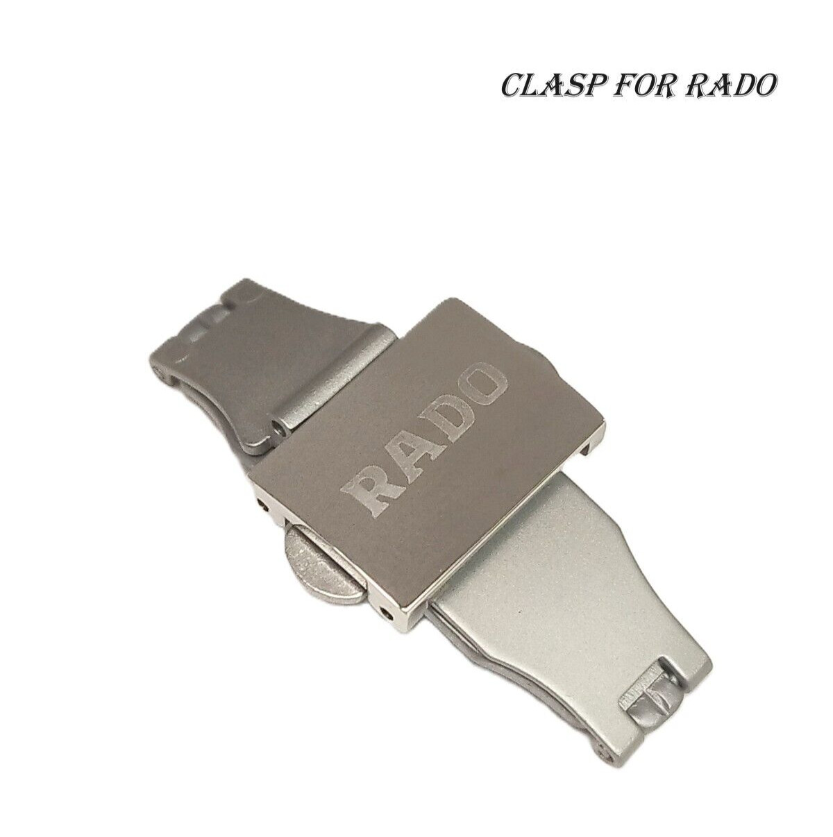 RADO STAINLESS STEEL PUSH BUTTON WATCH CLASP BUCKLE SIZE 18 MM