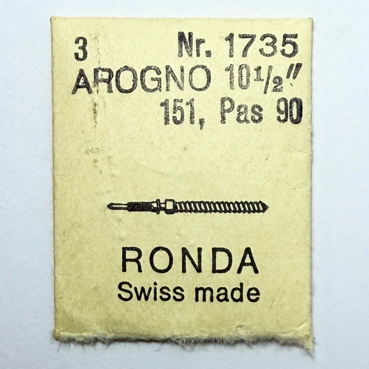 Arogno 151 – Winding Stem – Ronda 1735