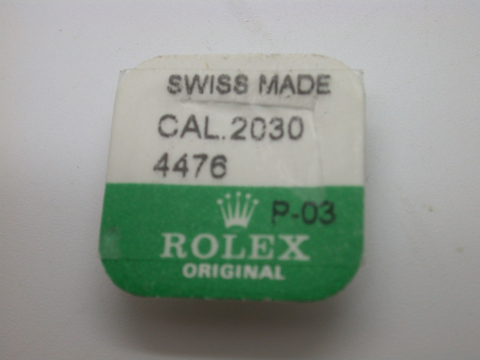 Genuine Rolex Calibre 2030 Part 4476 Axle for Oscillating Weight New Watch Part