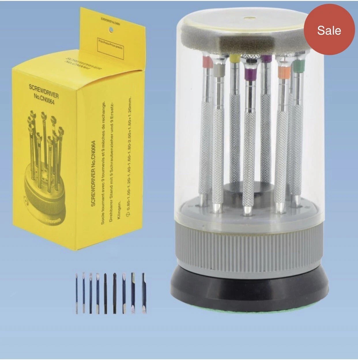 Precision Flat Slotted Blade Screwdriver Set Watchmakers Repair Tools