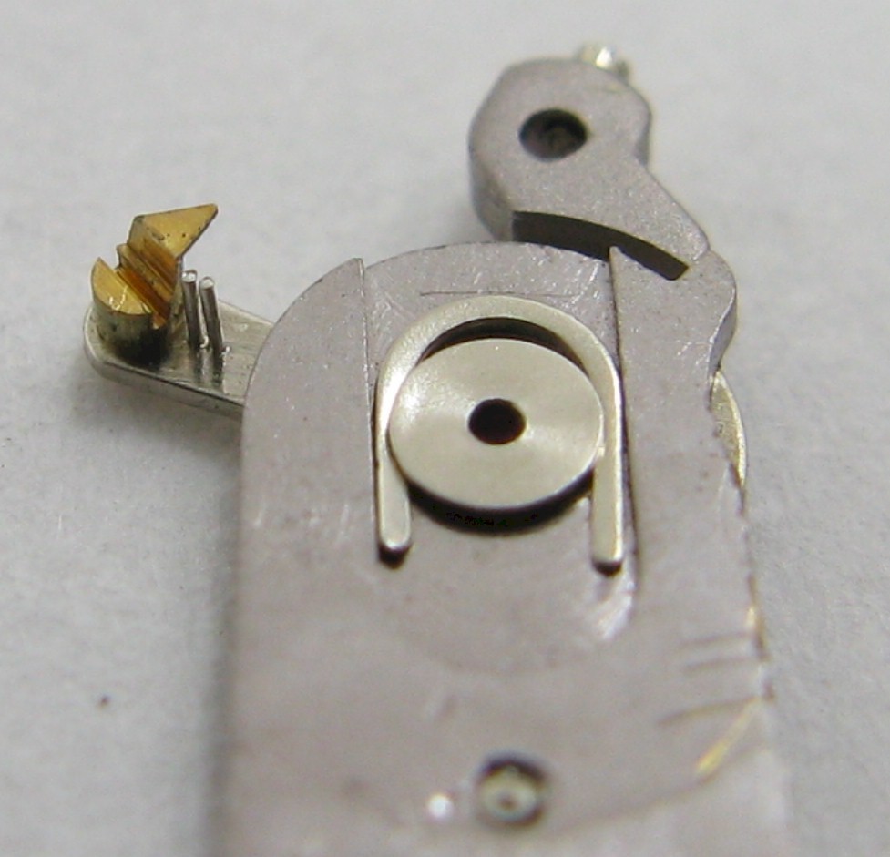 Mido 1117PC / 1117 PC 17 j. Watch part complete balance wheel bridge