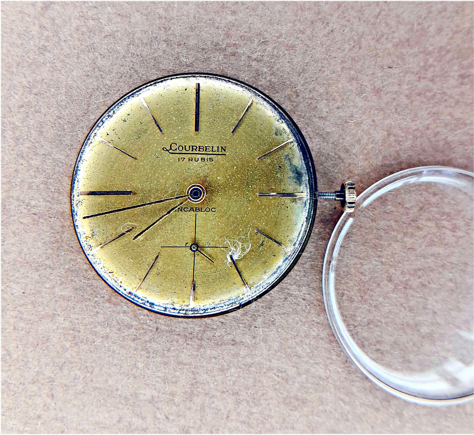 Courbelin watch movement