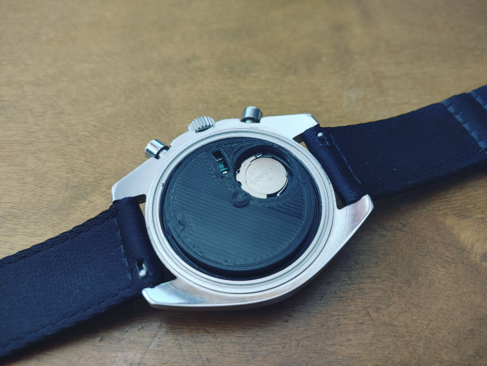 PE50 Moonswatch Movement Ring – *FOR PLAIN SILVER CASE BACK* – Read Description