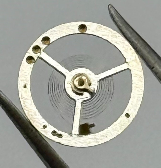 OC 1 a dgt Balance Wheel Complete And Spring 8¾’’’ 1533 Watch Movement Parts NOS