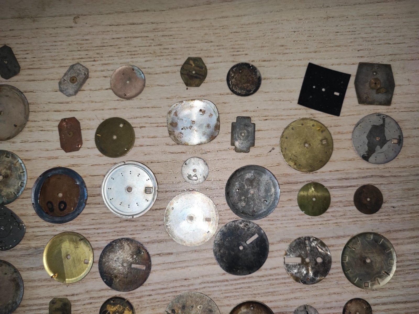 Mix Watch Dial lot random conditions and sizes
