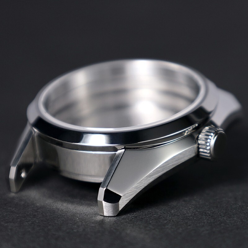 DS 44GS Watch Case 36.5mm Dress Watch Sapphire AR NH35 Luxury High quality 10Bar