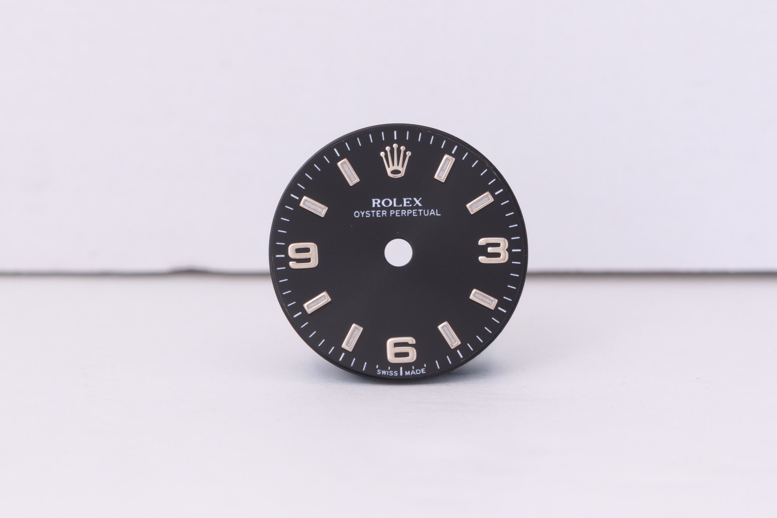 Rolex Oyster Perpetual black arabic dial for model 76180 FCD30365