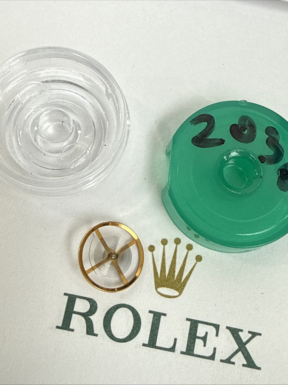 100% GENUINE Authentic Rolex 2030 2035 4432 Balance Wheel Complete New Open Pack