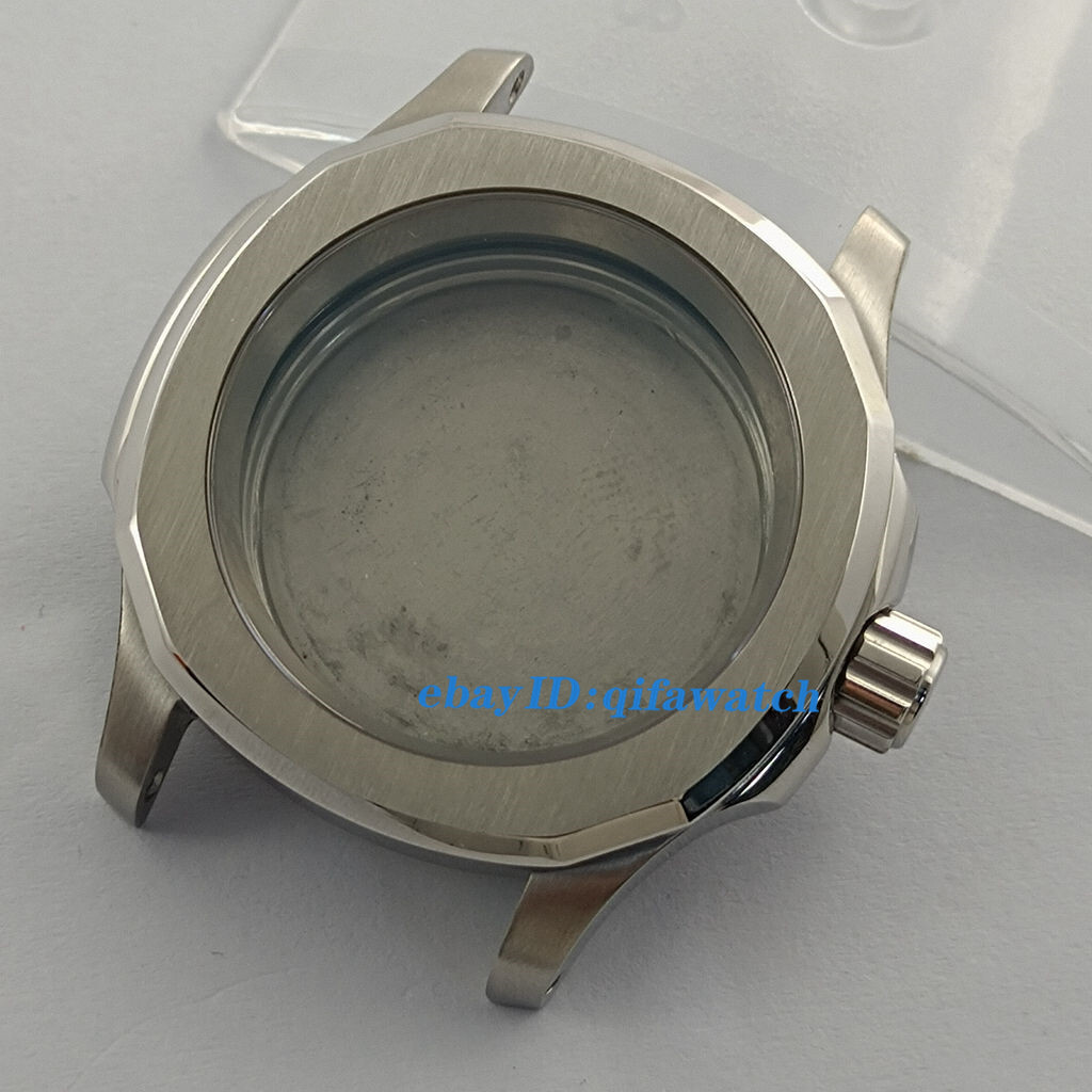 40mm silver black gold rose gold watch case sapphire glass 200m fit NH35 NH36