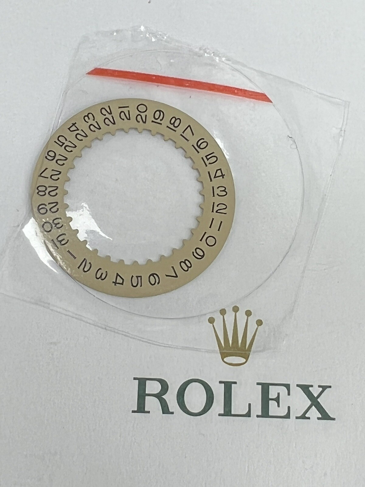 GENUINE Authentic Rolex 3135 16100 Date Indicator Champagne New Open Package