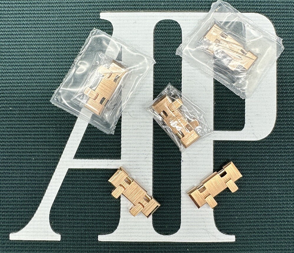 Audemars Piguet Royal Oak 18K Rose Gold Watch Link With Screw 18mm Width