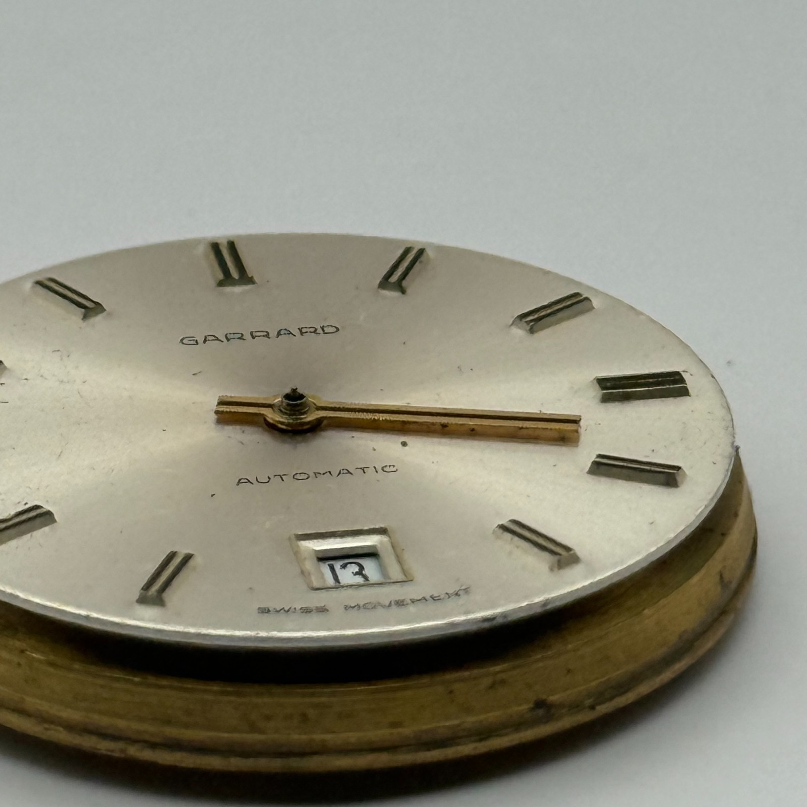 MSR S76-28 Watch Movement Garrard Date Automatic Vintage Parts Repair 30.6mm