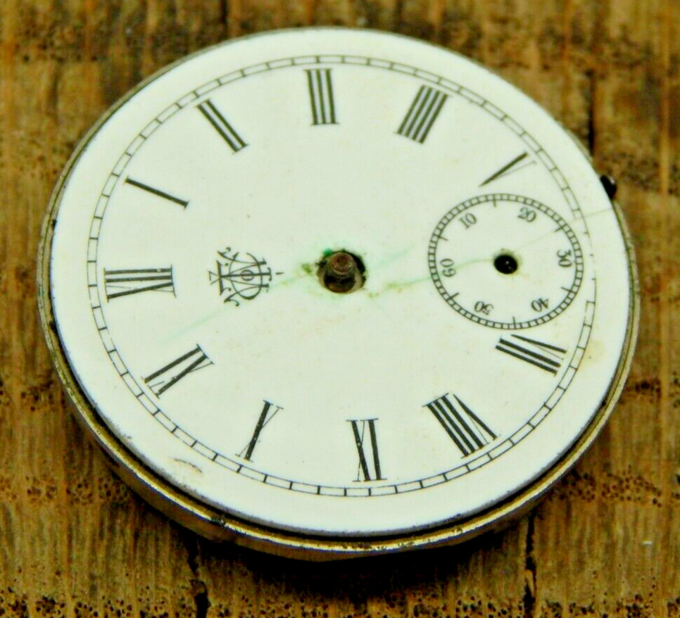Antique Trenton Pocket watch movement 3/0 size Grade 90 Model 1 Circa 1905