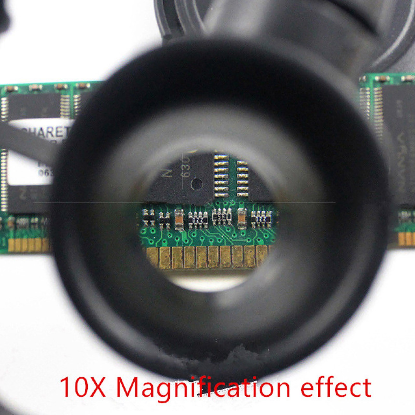 LED Head Magnifying With 10x 15x 20x 25x Lens Glass Jewelry Watch Repair Tool