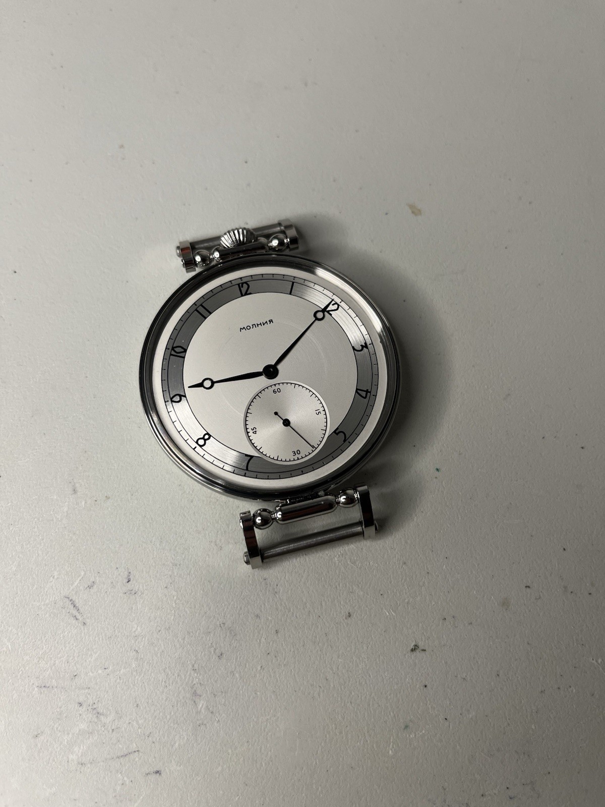Molnija Marriage Watch Parts Set – Case Dial Hands – No Movement – Aftermarket