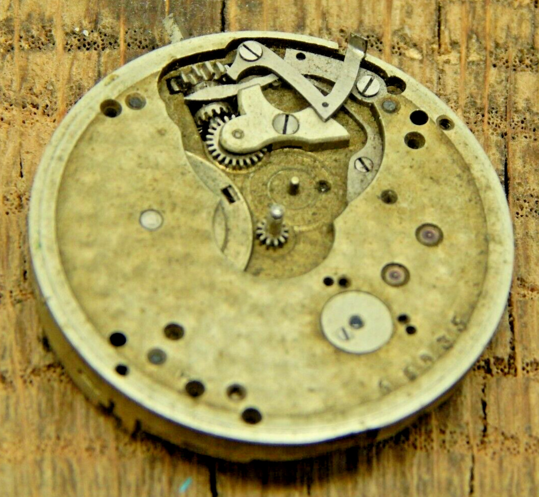 Antique Vintage Pocket watch movement A. Stowell & Co Boston High Grade 29mm 0s