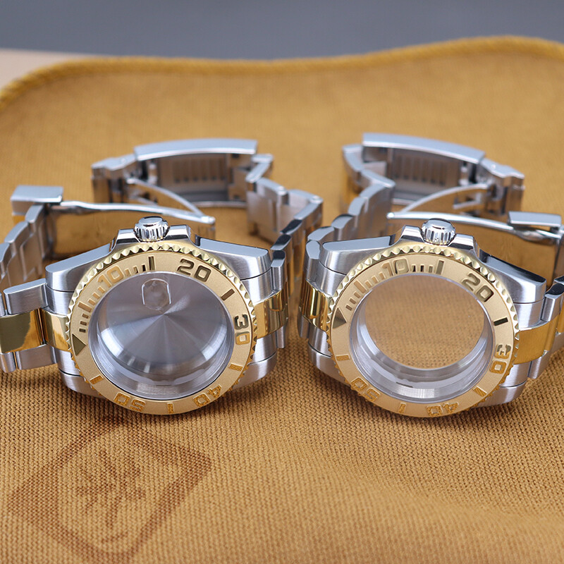 40mm Sterile Watch Cases 20mm Strap Prominent Ceramic Bezel Fit Nh35 36 Movement