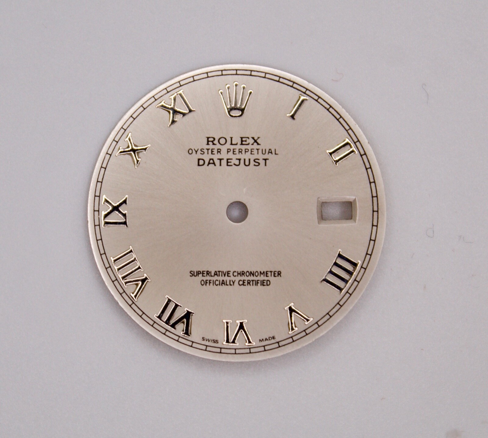 ORIGINAL Rolex Dial 36mm Datejust Silver S/S w Date 16014/16234/16200/16220