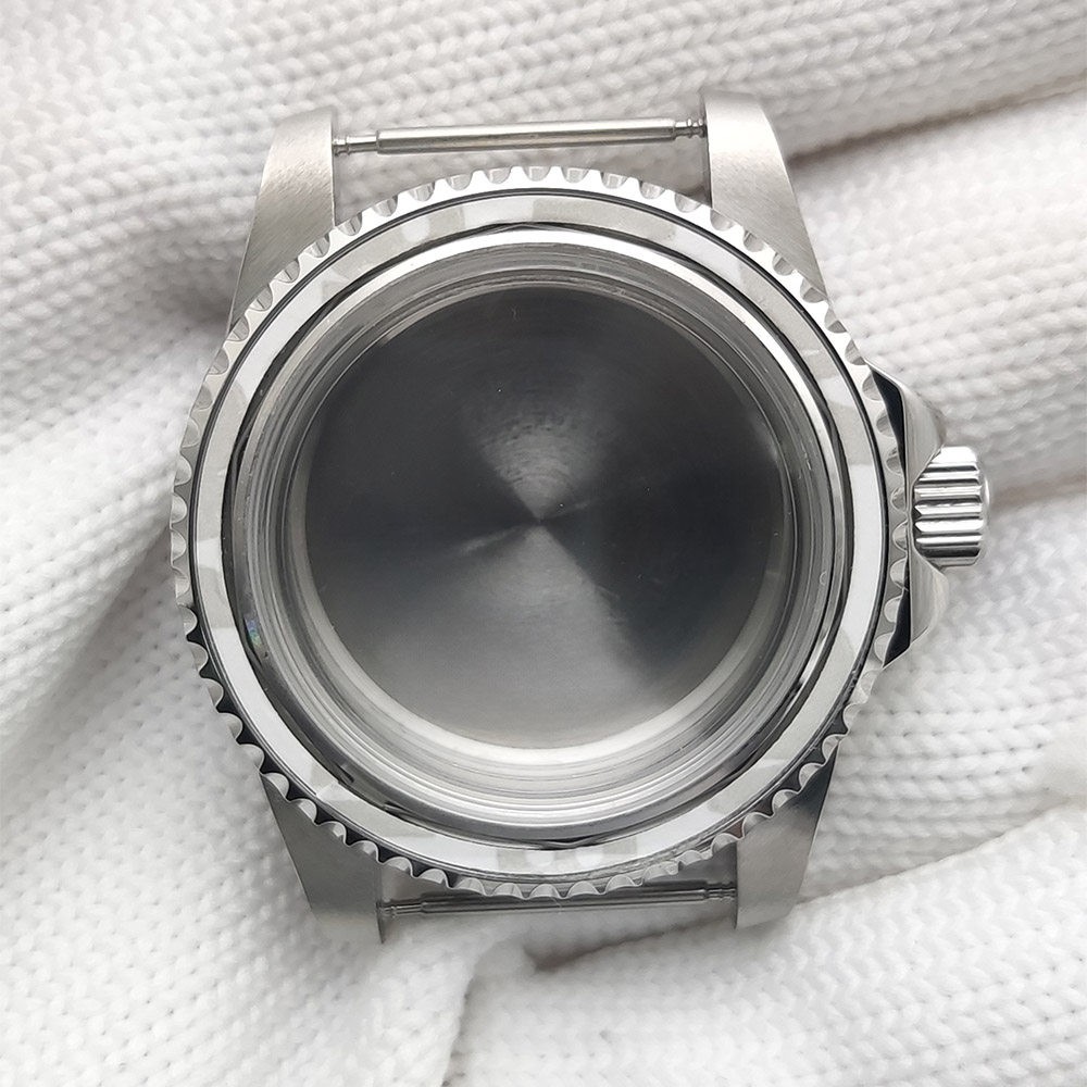 40mm Retro Case Men’s Stainless Steel Watch Parts Domed Crystal NH35 Case watch