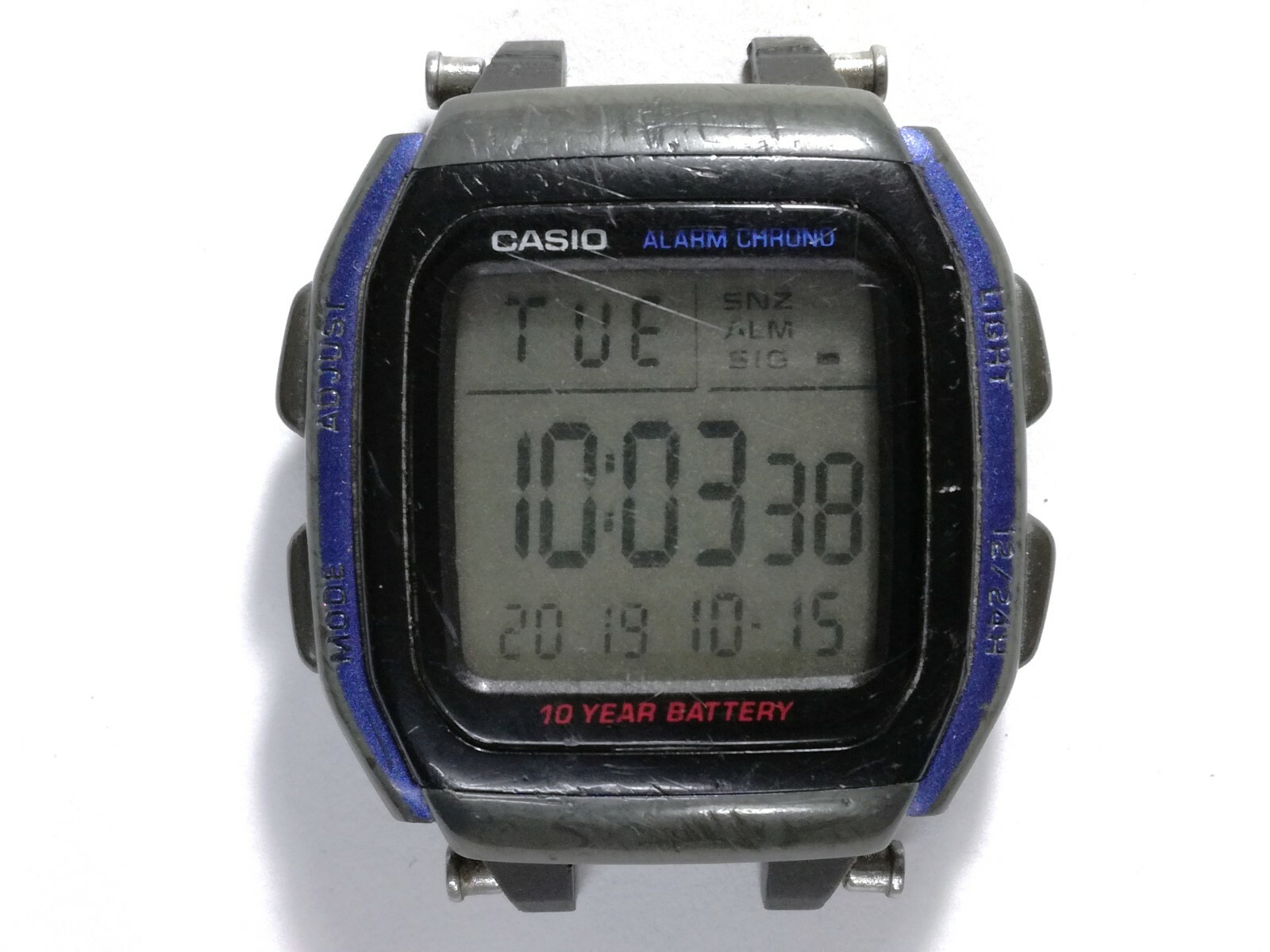 CASIO 2499 W-96H Quartz Original Movement for Replacement Parts