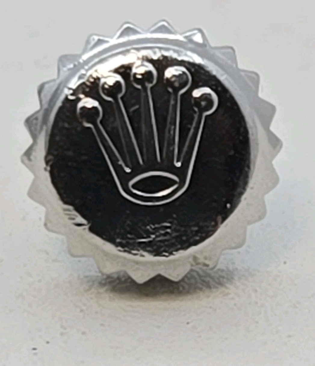 Rolex Crown 6mm , 24 604 0 , Stainless Steel, A Condition ,