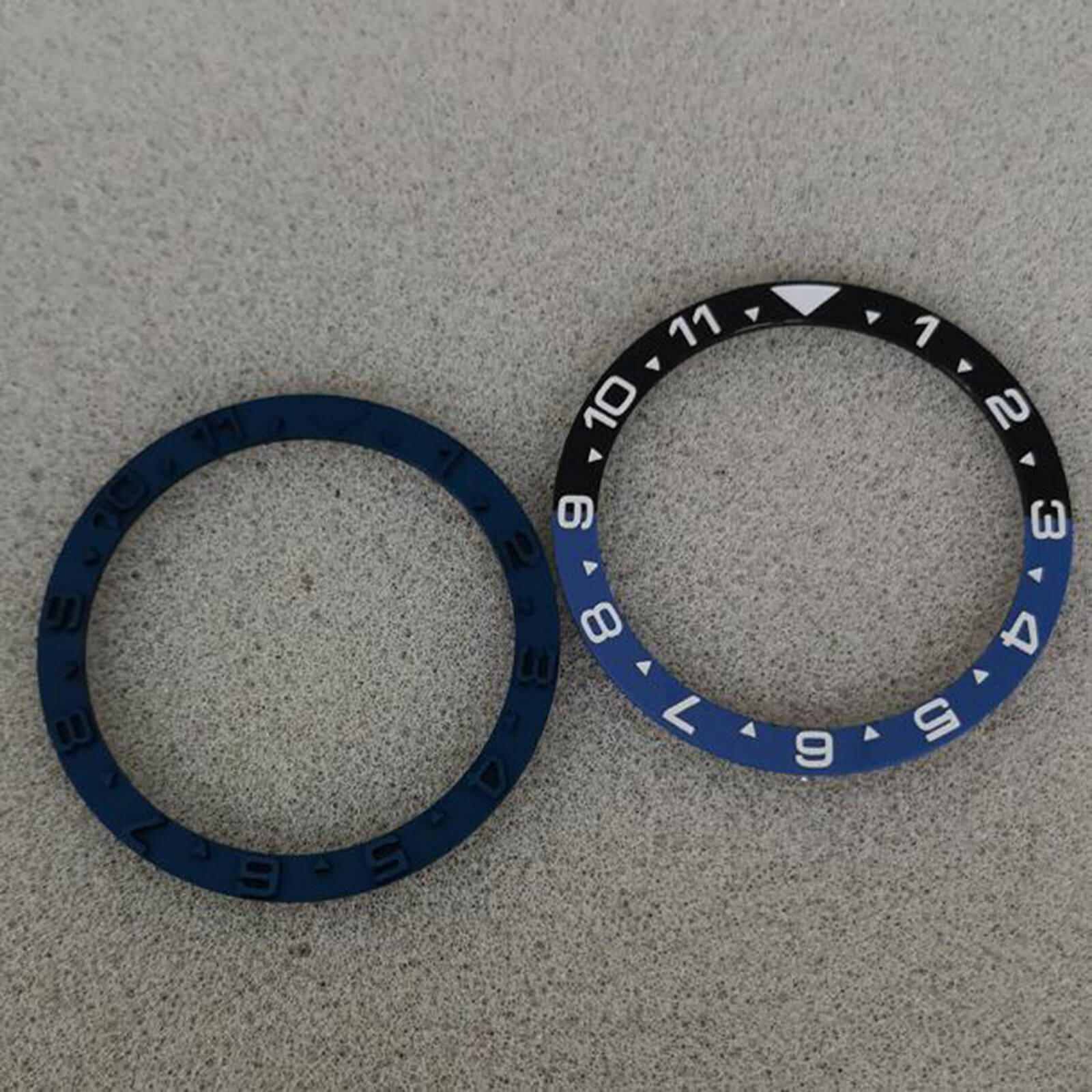 39mm Flat Ceramic/Steel Ring Watch Bezel Insert Ring Watch Accessory Repair Part