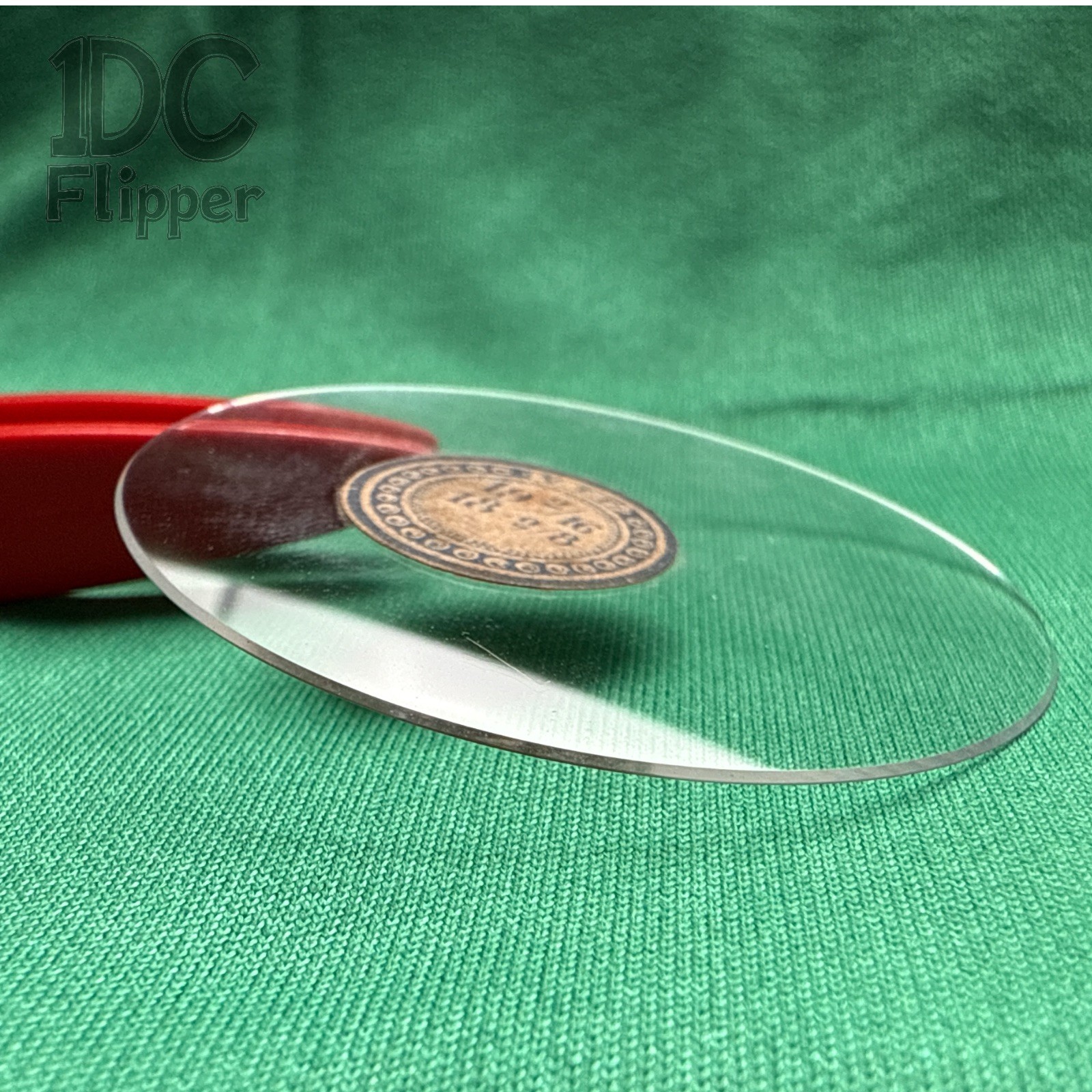 Glass Pocket Watch Crystal 19 2/16 Hunting Case Size 8 43.2mm C19-7 NOS Read!