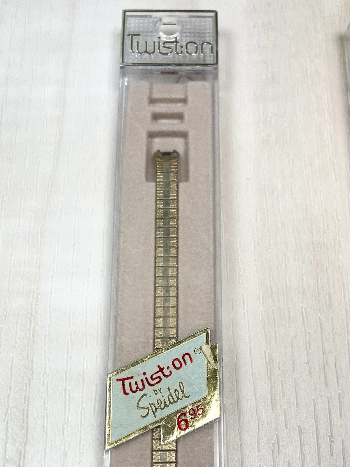 VTG Lot 2 Twist-on by SPEIDEL Ladies Stainless Steel 86 L Goldtone WATCH BANDS