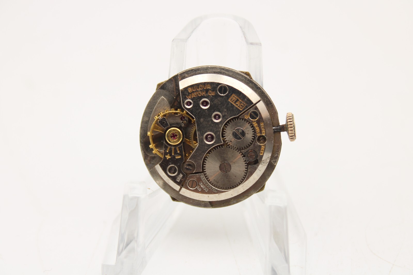 BULOVA WATCH MOVEMENT 11AC 17j BXW SWISS 25.4mm (GC2)