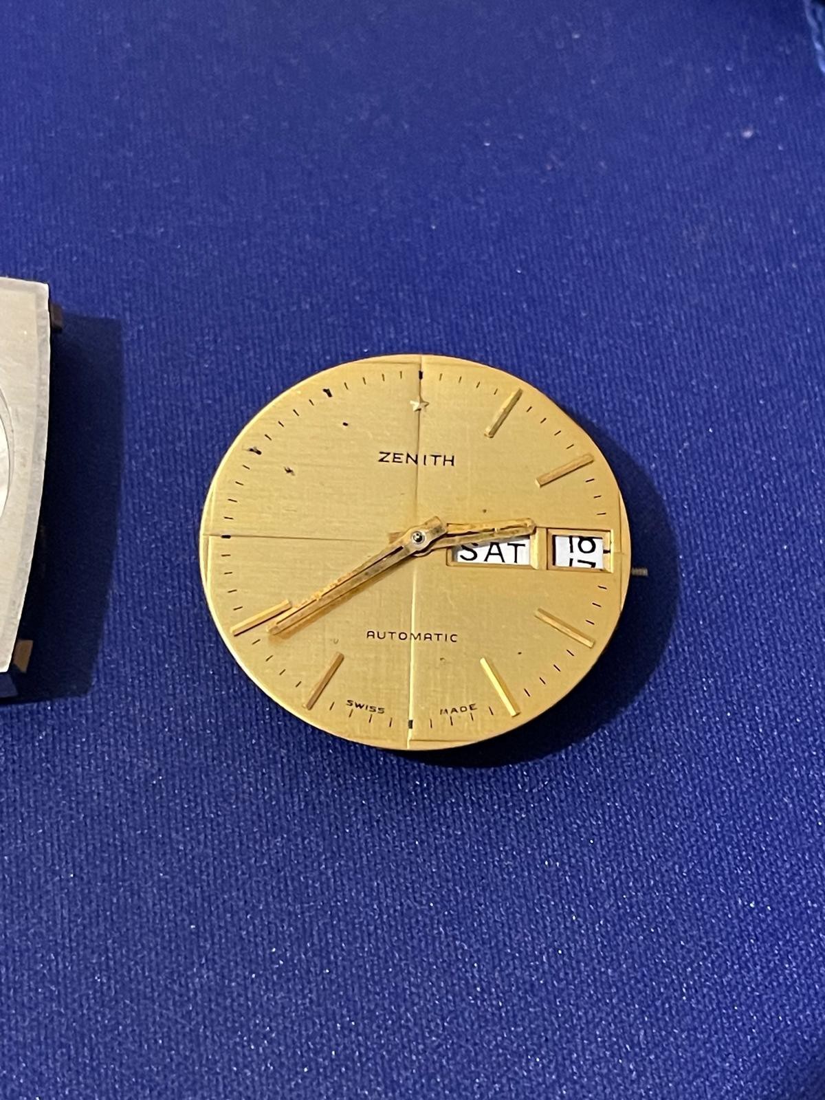 ZENITH movement cal. 405 AUTOMATIC Complete and Working + Carriages – 030