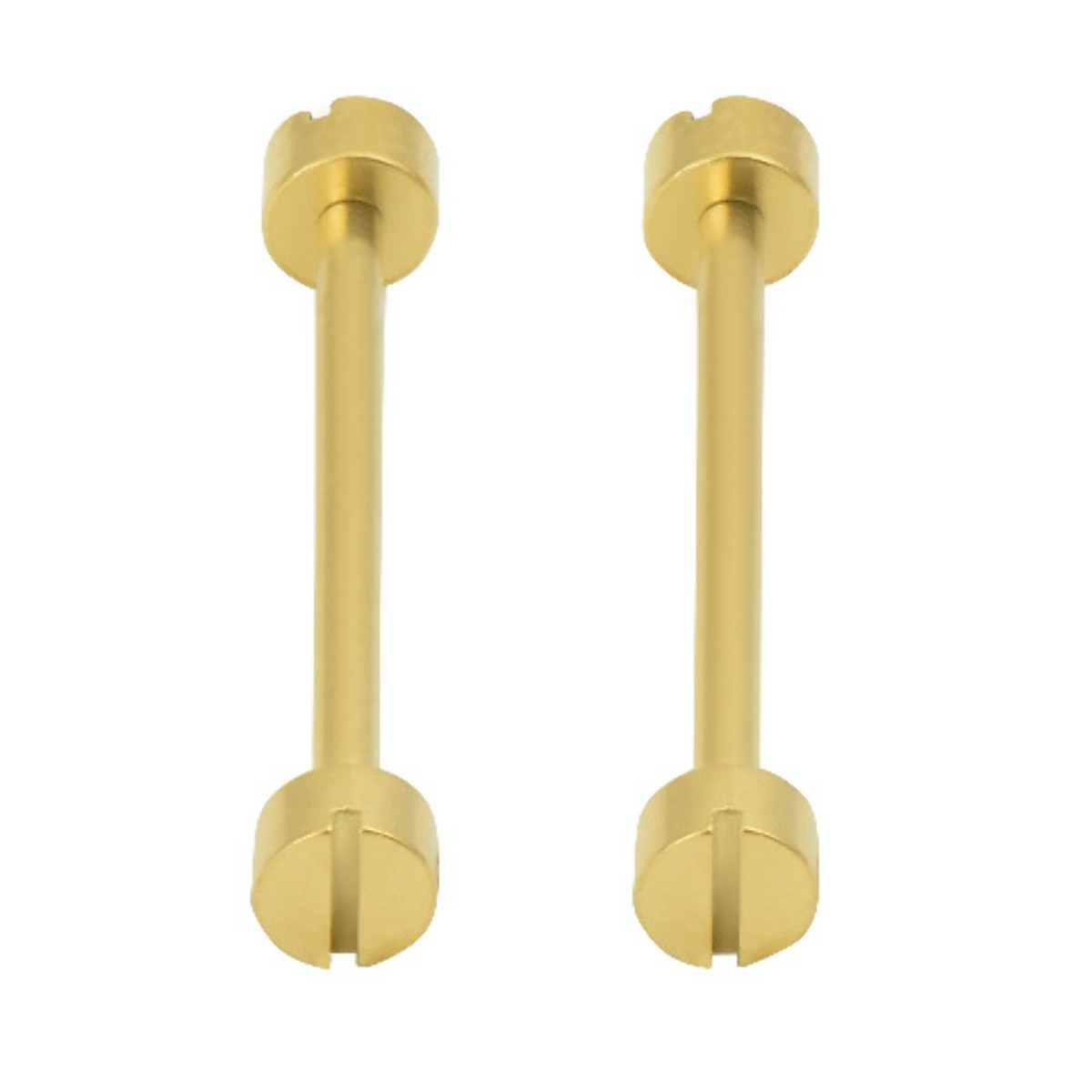 2-30MM REPLACEMENT TUBE & SCREW PIN FOR INVICTA WATCH STRAP BAND LUG YELLOW GOLD