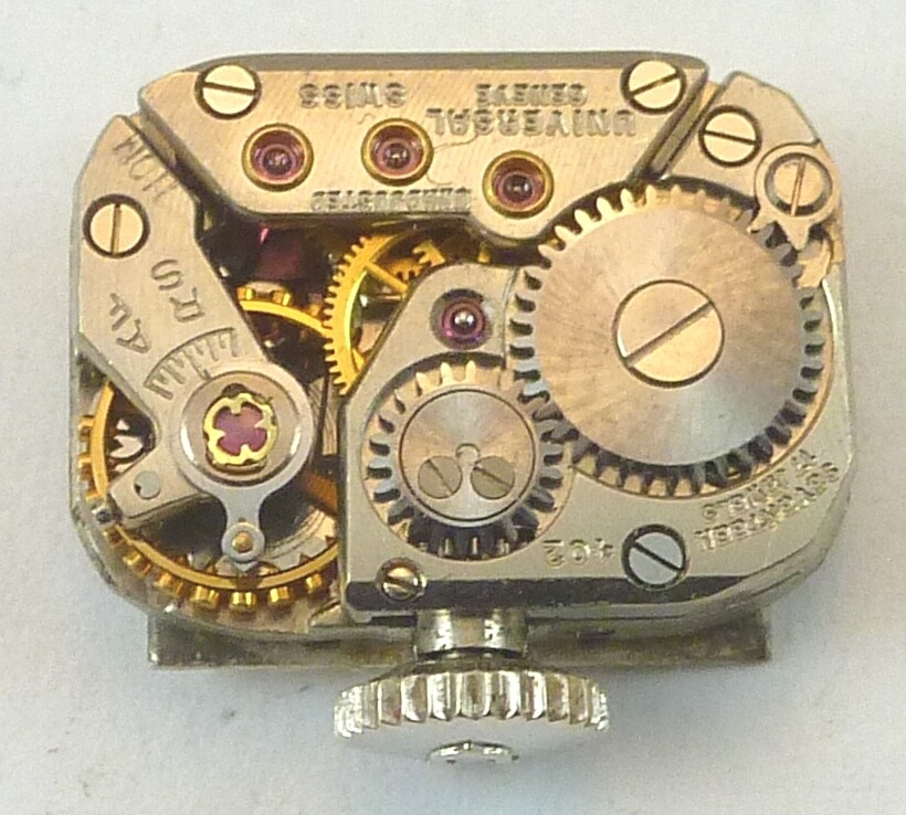 Vintage Universal Geneve 402 Wristwatch Movement – Parts / Repair