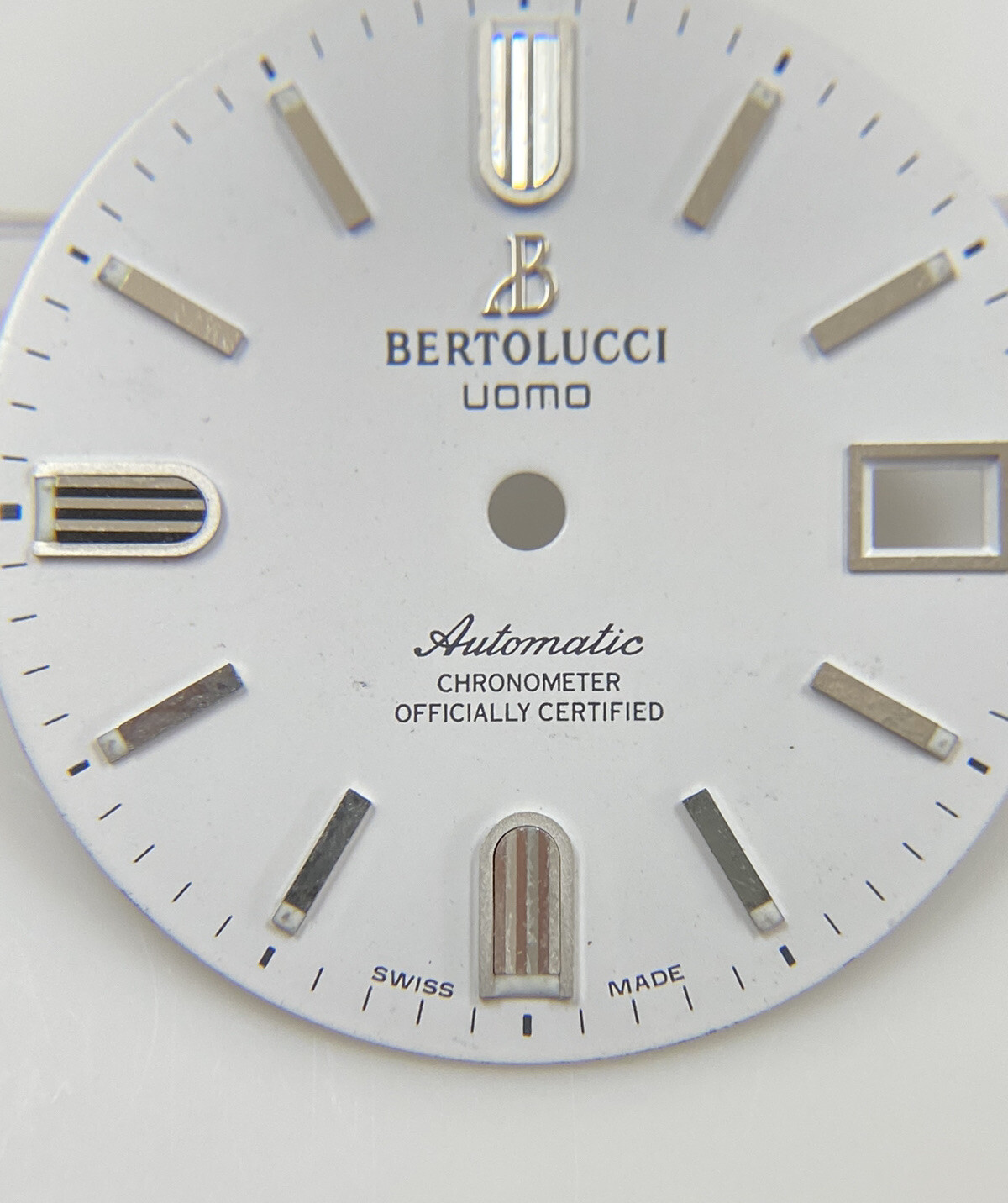 Original Bertolucci Uomo Automatic 28mm White Dial Ref: 884.55.41.10B