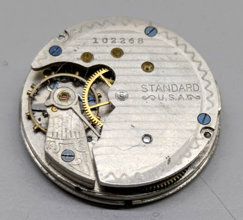 ☑️NEW YORK STANDARD USA WATCH COMPANY 102268 GRADE Excelsior Chronogrph Est 1912
