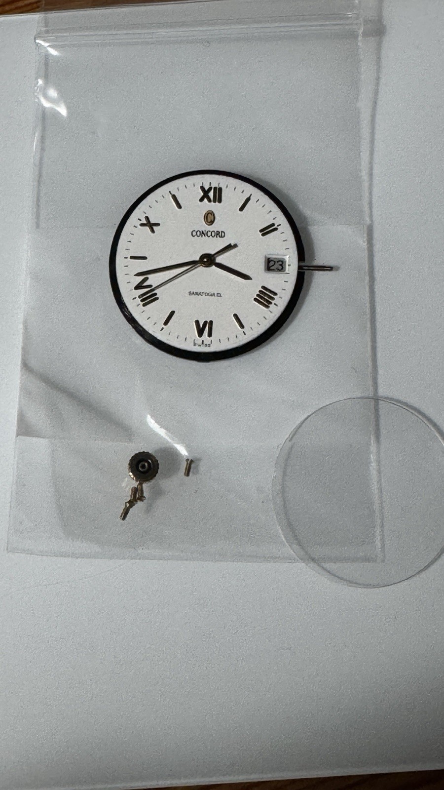 Concord Saratoga Quartz Movement