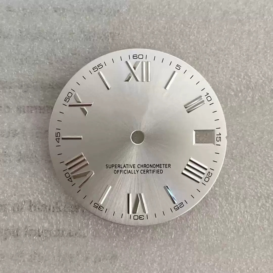 28.5mm Sun Pattern Watch Dial No Luminous For Nh35 Nh36 Movement Watch Parts