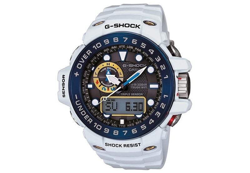 Genuine Casio G-Shock Gulfmaster GWN-1000 GWN1000 snow white resin watch band