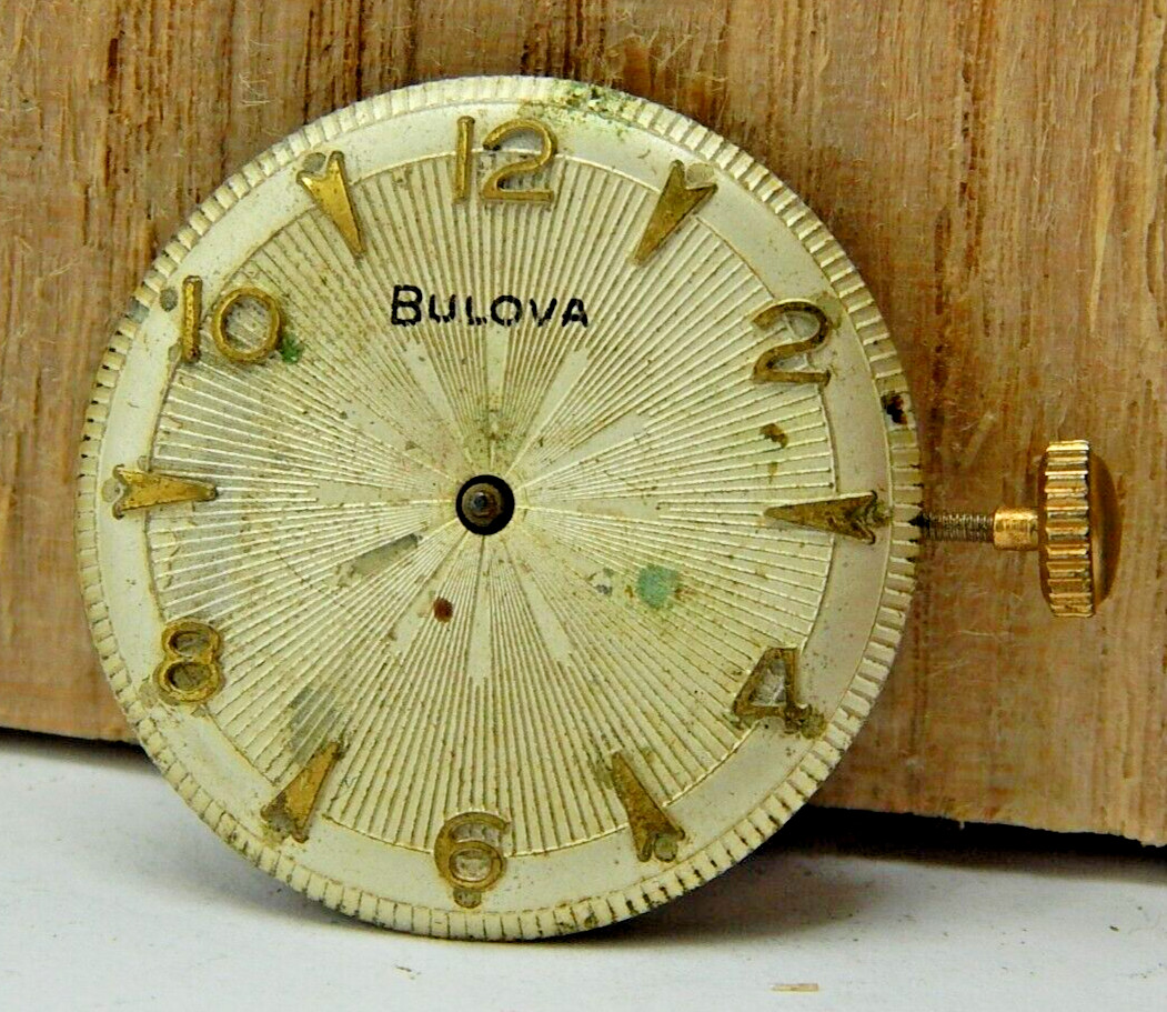 Vintage 1920s swiss Bulova 10AI 16 jewel 2 adjustment men’s wrist watch movement