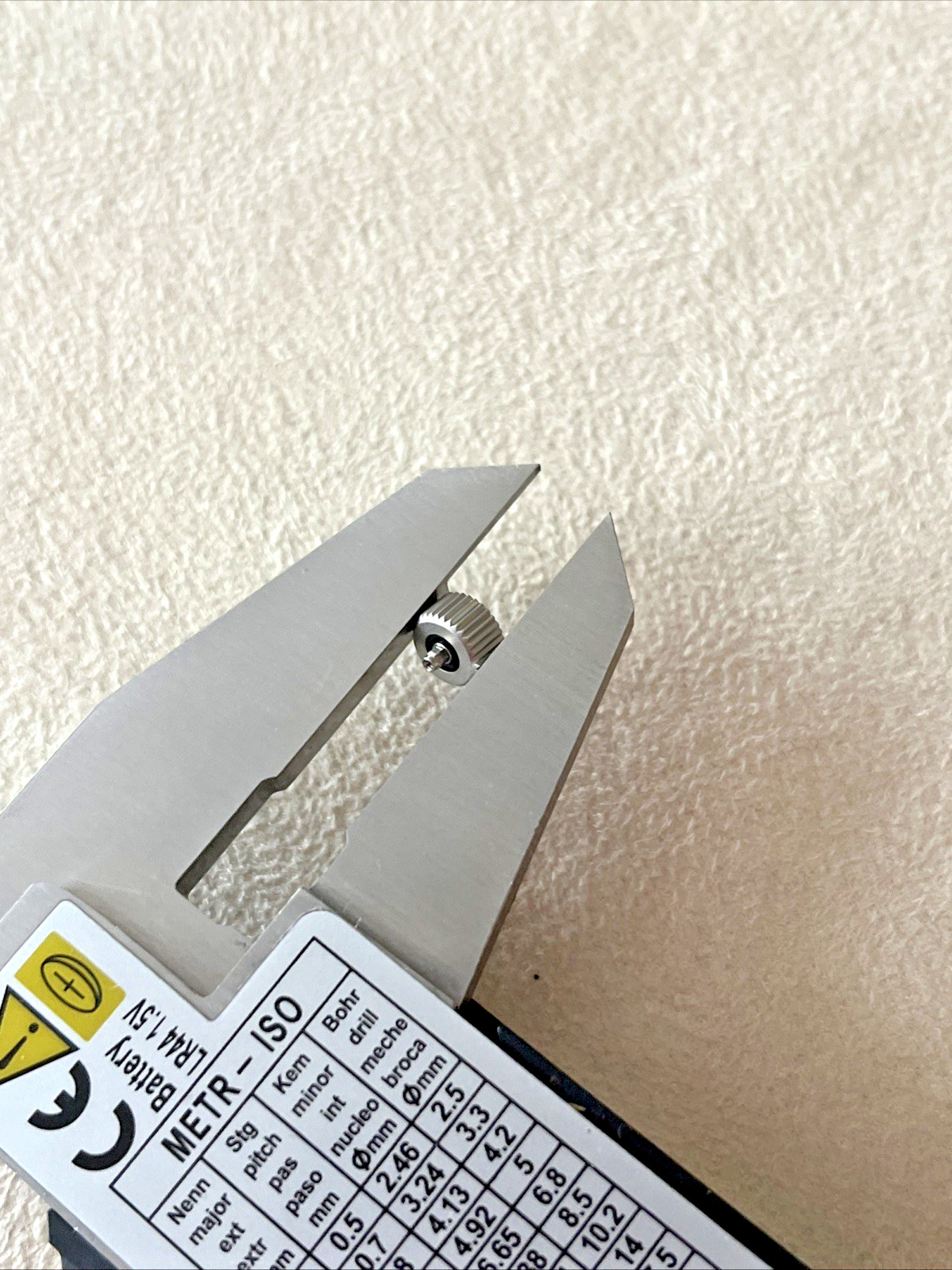 TAG Heuer Watch Crown HC0058 6.3 mm Silver Matte Formula 1 Aquaracer Tap 10 OEM