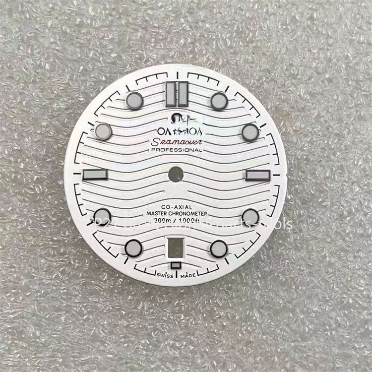 DIY 31mm Luminous Watch Dial Suitable for 2836 / 8215 Movement Seamaster 300