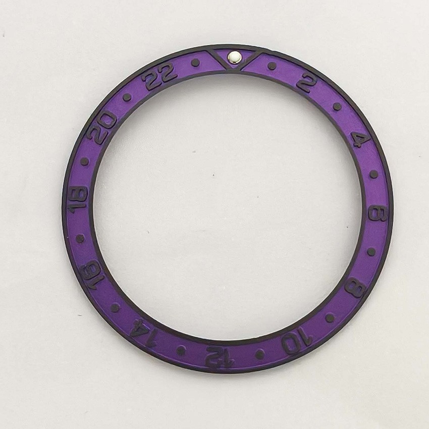 38mm Stainless Steel Watch Bezel Insert Ring For 40mm SUB Watch Case Accessories