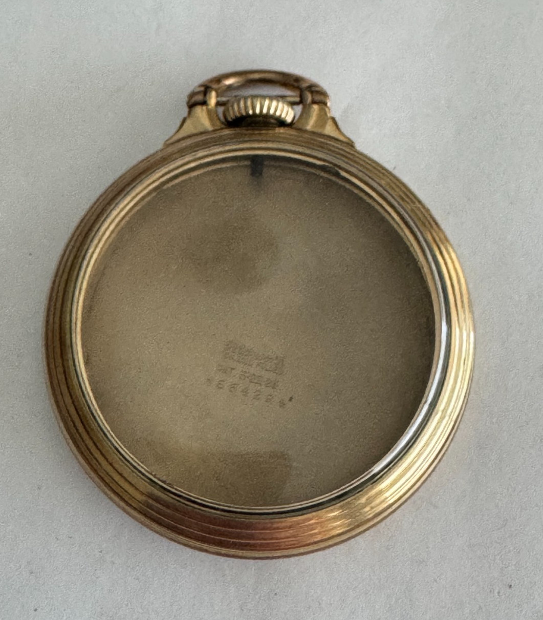 VINTAGE 16 SIZE HAMILTON WADSWORTH B.O.C BAR OVER CROWN POCKET WATCH CASE M# 10